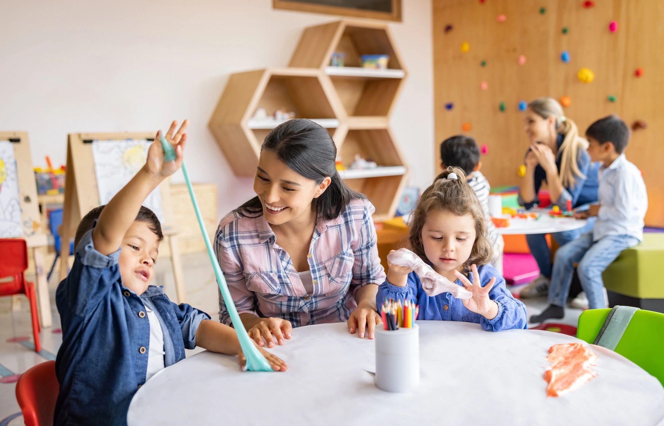 Classroom activities at MalaMa kindergarten