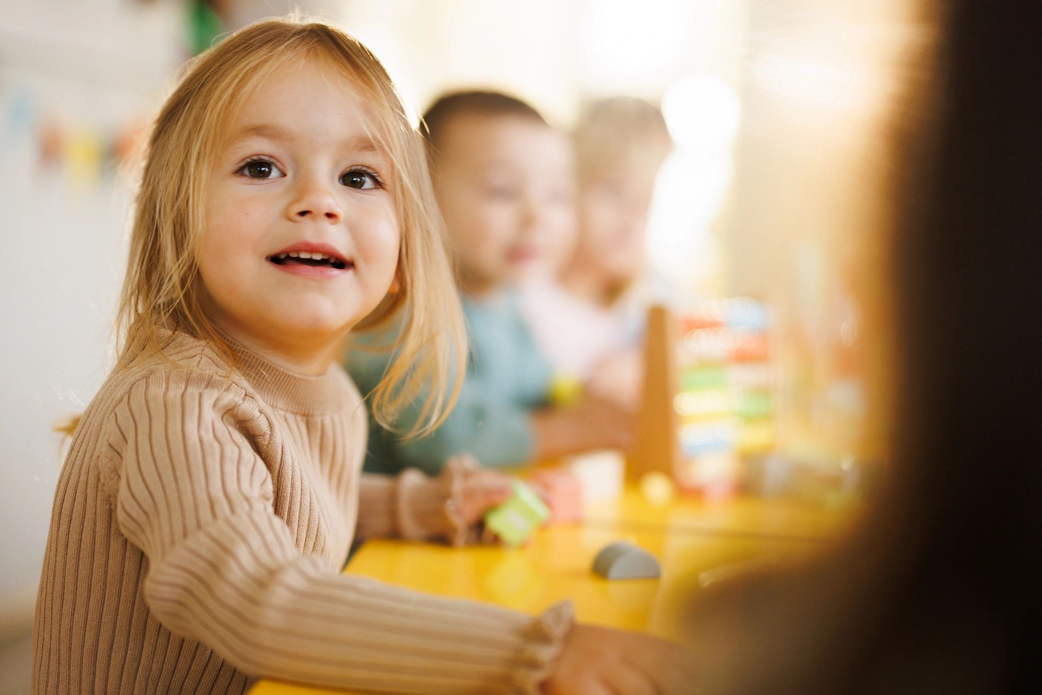 Children playing together at MalaMa daycare